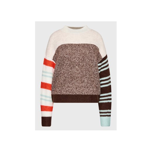 Marc O'Polo Sweter 208 6051 60475 Brązowy Regular Fit S MODIVO