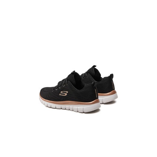 Skechers Sneakersy 12615/BKGD Czarny Skechers 37 MODIVO