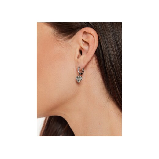 Guess Kolczyki JUBE04 615JW Srebrny Guess uniwersalny MODIVO