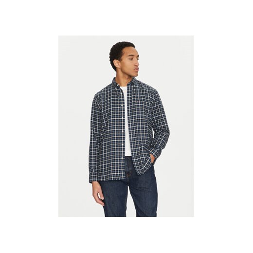 Tommy Hilfiger Koszula Gingham MW0MW37573 Granatowy Regular Fit ze sklepu MODIVO w kategorii Koszule męskie - zdjęcie 177880382