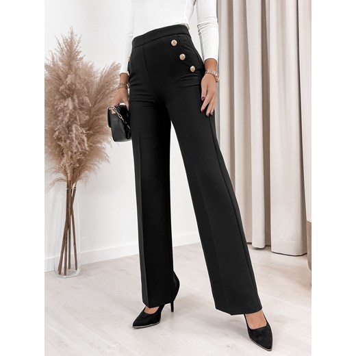 spodnie allofa czarne l/40 ze sklepu UBRA w kategorii Spodnie damskie - zdjęcie 177888744