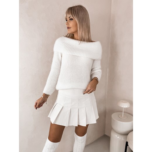 sweter naimo ecru one size ze sklepu UBRA w kategorii Swetry damskie - zdjęcie 177889612