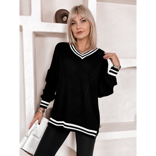 sweter kirn czarny one size ze sklepu UBRA w kategorii Swetry damskie - zdjęcie 177889774