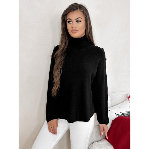 sweter branda czarny one size ze sklepu UBRA w kategorii Swetry damskie - zdjęcie 177890192