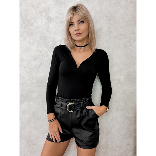 bluzka trabs czarna one size ze sklepu UBRA w kategorii Bluzki damskie - zdjęcie 177890534