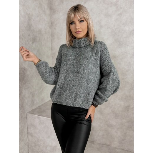 sweter navia szary one size ze sklepu UBRA w kategorii Swetry damskie - zdjęcie 177890764