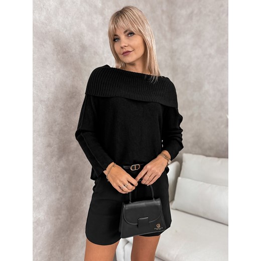 sweter manuelle czarny one size ze sklepu UBRA w kategorii Swetry damskie - zdjęcie 177891003