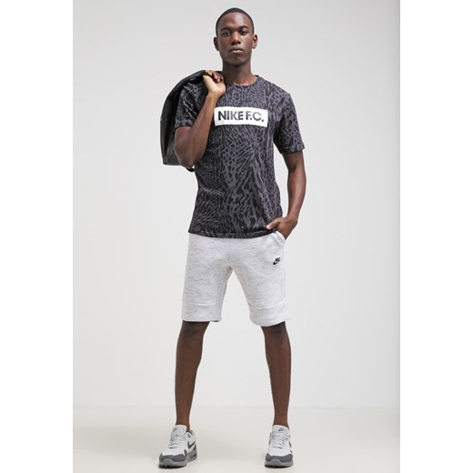 Nike Sportswear Spodnie treningowe birch/black/black zalando szary bawełna