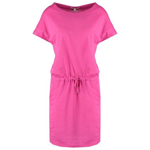 Esprit Sukienka z dżerseju pink zalando rozowy abstrakcyjne wzory