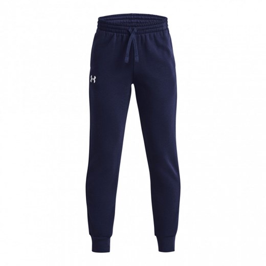 Chłopięce spodnie dresowe Under Armour UA Rival Fleece Joggers - granatowe Under Armour S Sportstylestory.com