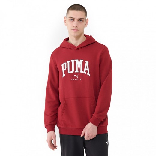 Męski dres komplet męski Puma Squad - czerwony Puma L Sportstylestory.com