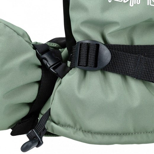 Męskie rękawice narciarskie Quiksilver Mission Glove - zielone ze sklepu Sportstylestory.com w kategorii Rękawiczki męskie - zdjęcie 177895424