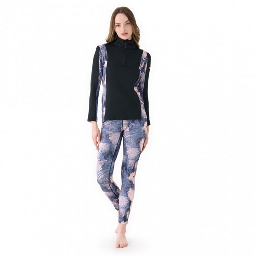 Damska bluza treningowa Roxy Daybreak Half Zip - granatowa ze sklepu Sportstylestory.com w kategorii Bluzy damskie - zdjęcie 177895654
