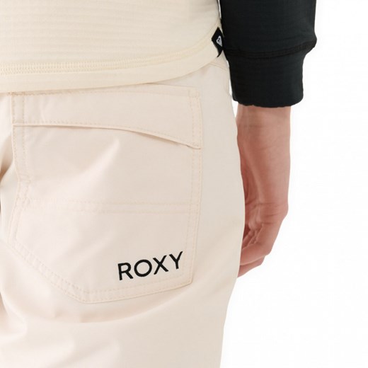 Damskie spodnie narciarskie Roxy Backyard Pants - beżowe L Sportstylestory.com
