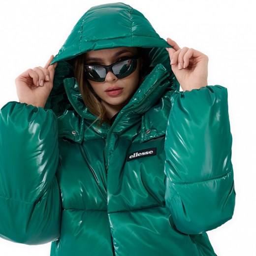 Damska kurtka puchowa pikowana Kurtka Ellesse Lenzer Padded Wmn - zielona Ellesse L Sportstylestory.com