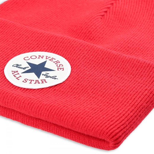 Czapka zimowa uniseks Converse Chuck Taylor All Star Patch Beanie - czerwona Converse Sportstylestory.com