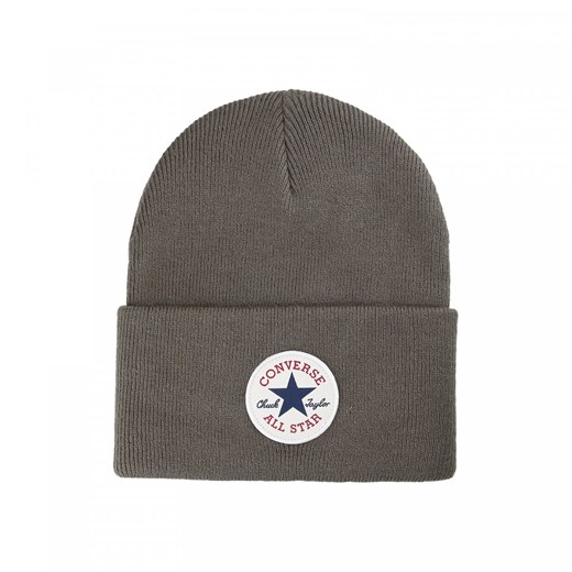 Czapka zimowa uniseks Converse Chuck Taylor All Star Patch Beanie - oliwkowa/khaki ze sklepu Sportstylestory.com w kategorii Czapki zimowe damskie - zdjęcie 177896082