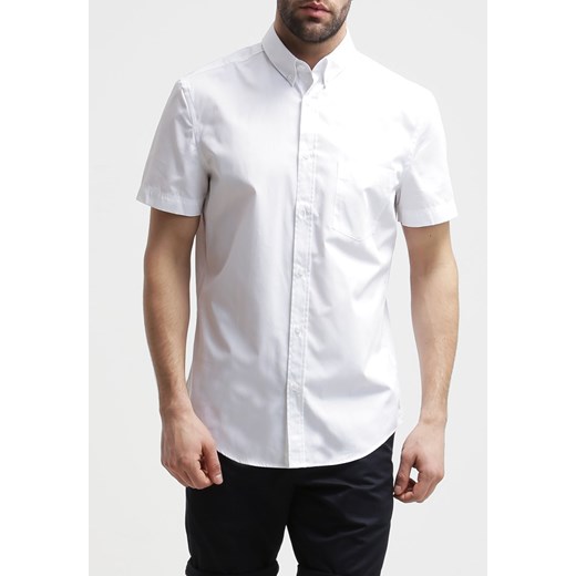 Pier One REGULAR FIT Koszula white zalando bialy bez wzorów/nadruków