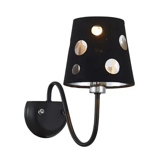 Czarny nowoczesny kinkiet z otworami - D218-Mavitz Candellux One Size Edinos.pl