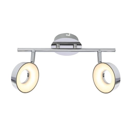 Srebrna regulowana lampa sufitowa - D232-Ladam ze sklepu Edinos.pl w kategorii Lampy sufitowe - zdjęcie 177898592