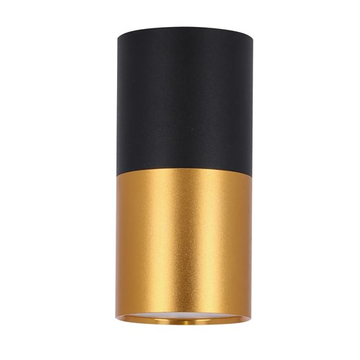 Czarno-złota lampa sufitowa tuba F6-D81 ze sklepu Edinos.pl w kategorii Lampy sufitowe - zdjęcie 177898731