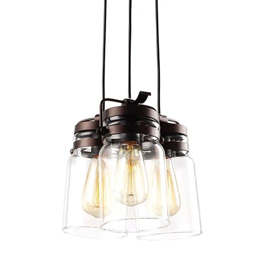 Regulowana lampa wisząca industrialna - 3X A781 K7-F47 ze sklepu Edinos.pl w kategorii Lampy wiszące - zdjęcie 177898802