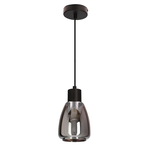 Nowoczesna wisząca lampa wisząca z bezbarwnym kloszem - 4X D202 D5-C19 ze sklepu Edinos.pl w kategorii Lampy wiszące - zdjęcie 177898903