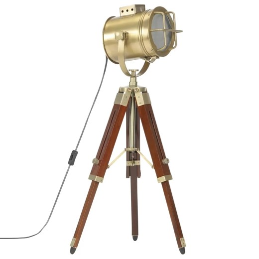 Brązowa lampa stojąca retro z regulacją wysokości - 5X EX190 K8-S34 ze sklepu Edinos.pl w kategorii Lampy podłogowe - zdjęcie 177898992