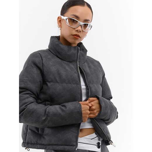 GATE Kurtka zimowa pikowana ze skóry ekologicznej 34 Gate 34 okazja gateshop