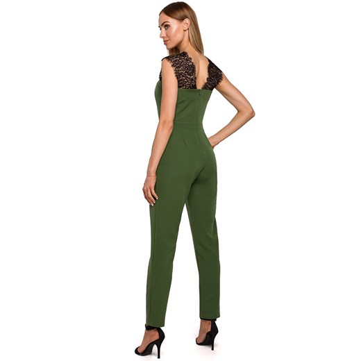 made of emotion Kombinezon w kolorze zielono-czarnym M promocja Limango Polska