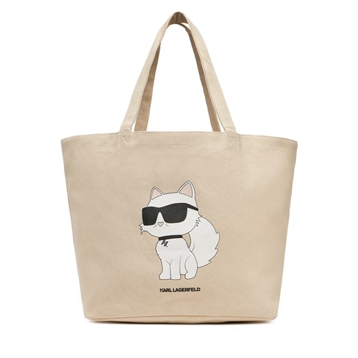 Torebka KARL LAGERFELD A1W50022 Beżowy Karl Lagerfeld one size eobuwie.pl