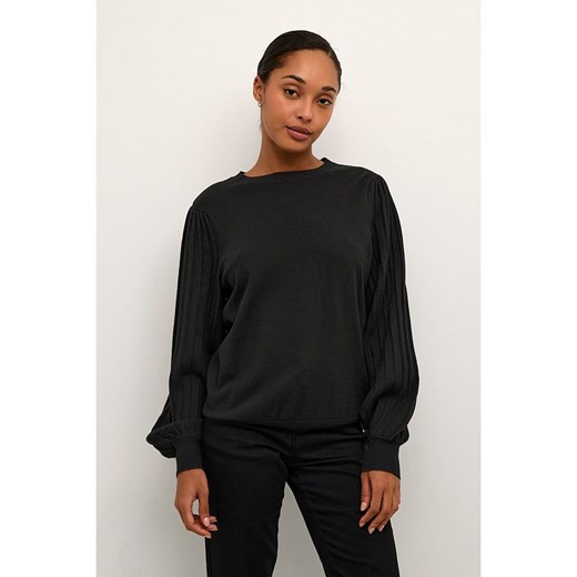 Kaffe Sweter &quot;Alone&quot; w kolorze czarnym ze sklepu Limango Polska w kategorii Swetry damskie - zdjęcie 177909012