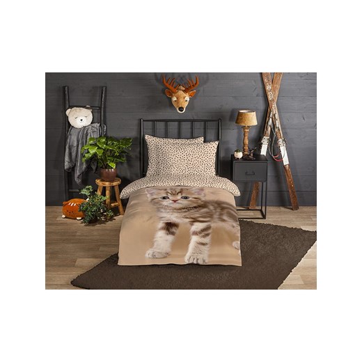 Good Morning Komplet pościeli flanelowej &quot;Kitty&quot; w kolorze Good Morning 135x200 cm okazja Limango Polska