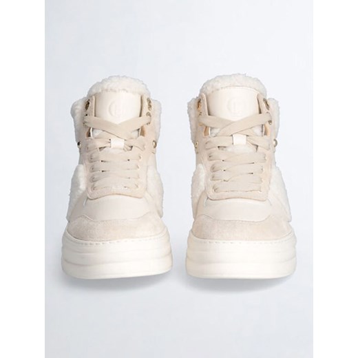 Liu Jo Skórzane sneakersy w kolorze kremowym Liu Jo 39 Limango Polska wyprzedaż