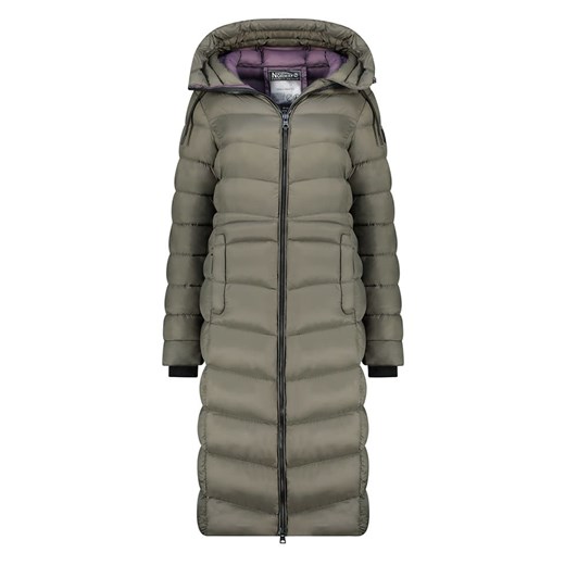Geographical Norway Płaszcz pikowany w kolorze khaki ze sklepu Limango Polska w kategorii Płaszcze damskie - zdjęcie 177909992
