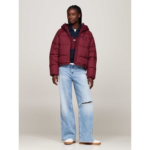 TOMMY JEANS Kurtka zimowa w kolorze bordowym ze sklepu Limango Polska w kategorii Kurtki damskie - zdjęcie 177910021
