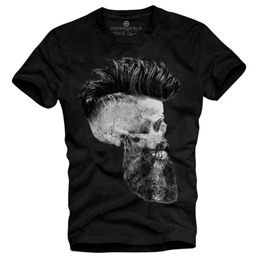 T-shirt męski UNDERWORLD Skull with a beard ze sklepu morillo w kategorii T-shirty męskie - zdjęcie 177910283