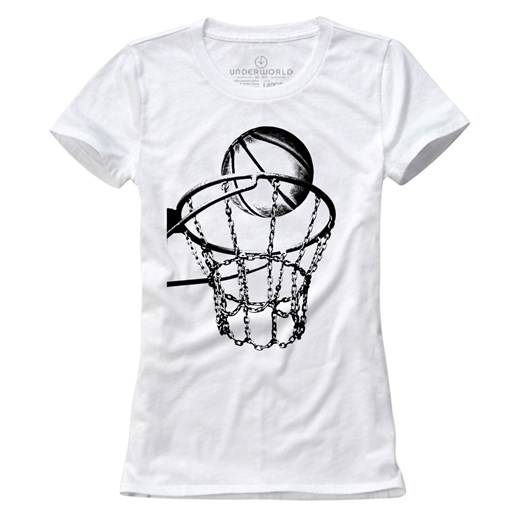 T-shirt damski UNDERWORLD Streetball biały ze sklepu morillo w kategorii Bluzki damskie - zdjęcie 177910510