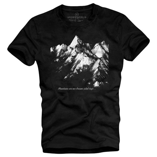 T-shirt męski UNDERWORLD Mountains ze sklepu morillo w kategorii T-shirty męskie - zdjęcie 177910592