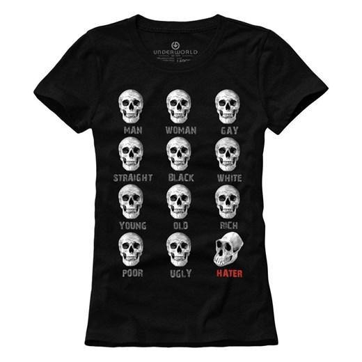 T-shirt damski UNDERWORLD Hater ze sklepu morillo w kategorii Bluzki damskie - zdjęcie 177910853