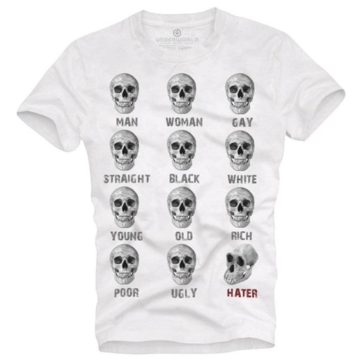 T-shirt męski UNDERWORLD Hater ze sklepu morillo w kategorii T-shirty męskie - zdjęcie 177911122
