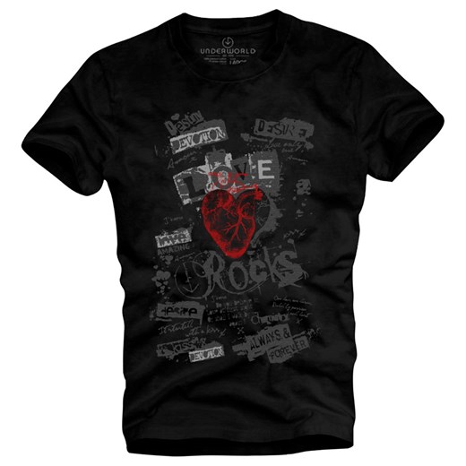 T-shirt męski UNDERWORLD Rocks ze sklepu morillo w kategorii T-shirty męskie - zdjęcie 177911484