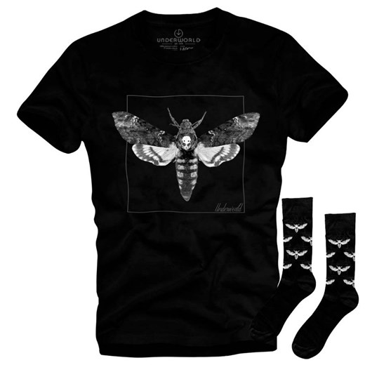 Zestaw koszulka i skarpety Underworld Night butterfly ze sklepu morillo w kategorii T-shirty męskie - zdjęcie 177912340