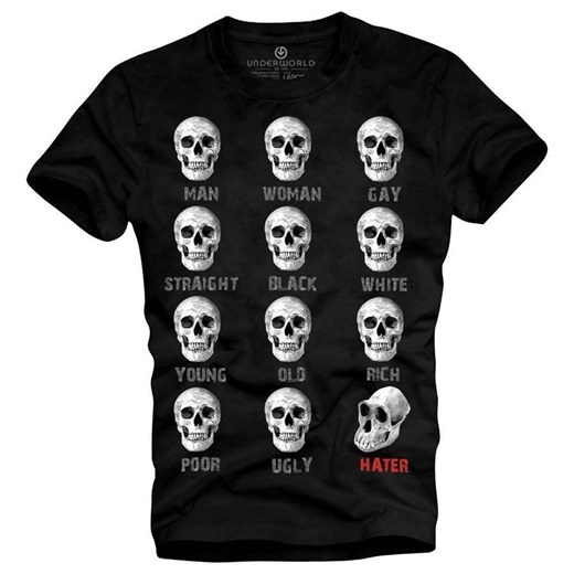 T-shirt męski UNDERWORLD Hater ze sklepu morillo w kategorii T-shirty męskie - zdjęcie 177912610