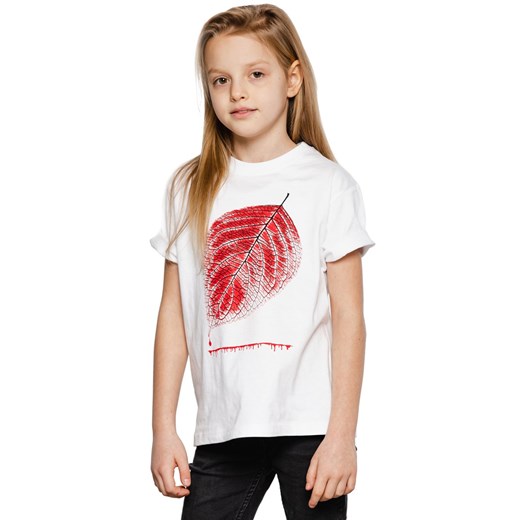 T-shirt dziecięcy UNDERWORLD Leaf ze sklepu morillo w kategorii Bluzki dziewczęce - zdjęcie 177912631