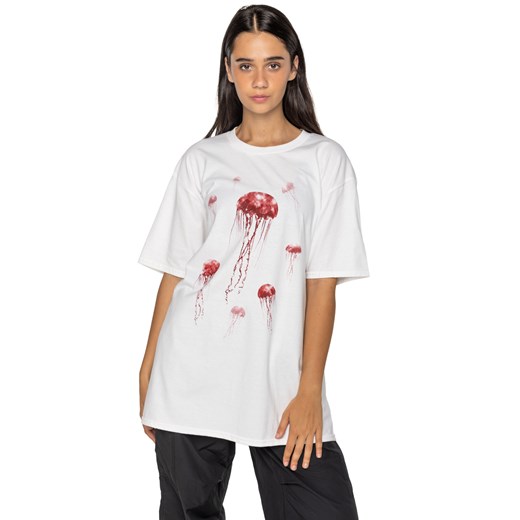 Koszulka loose fit UNDERWORLD Jellyfish ze sklepu morillo w kategorii Bluzki damskie - zdjęcie 177912644
