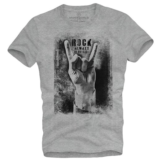 T-shirt męski UNDERWORLD Rock always in my soul ze sklepu morillo w kategorii T-shirty męskie - zdjęcie 177912674