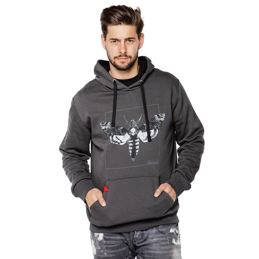 Bluza kangurka UNDERWORLD unisex Night Butterfly ze sklepu morillo w kategorii Bluzy męskie - zdjęcie 177913090