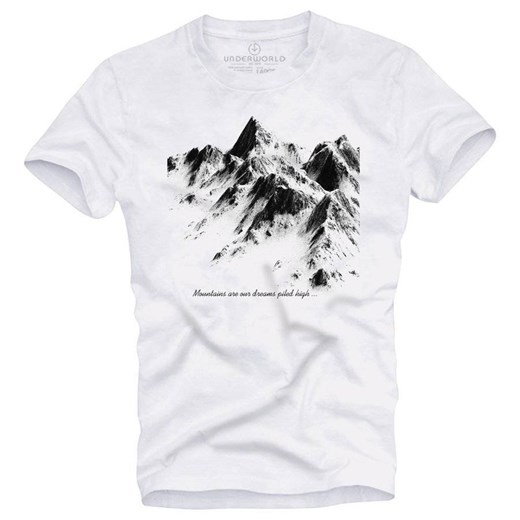 T-shirt męski UNDERWORLD Mountains ze sklepu morillo w kategorii T-shirty męskie - zdjęcie 177913162