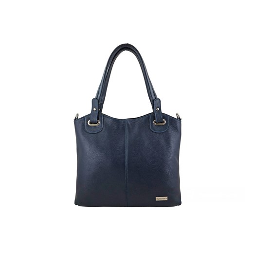 Codzienna duża torebka damska - Granatowa ze sklepu Barberinis w kategorii Torby Shopper bag - zdjęcie 177919084